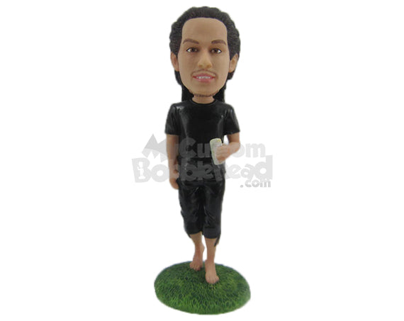 Custom Bobblehead Trendy Dude In Stylish Outfit Holding A Can - Leisure & Casual Casual Males Personalized Bobblehead & Cake Topper Custom Bobblehead Trendy Dude In Stylish Outfit Holding A Can - Leisure & Casual Casual Males Personalized Bobblehead & Cake Topper